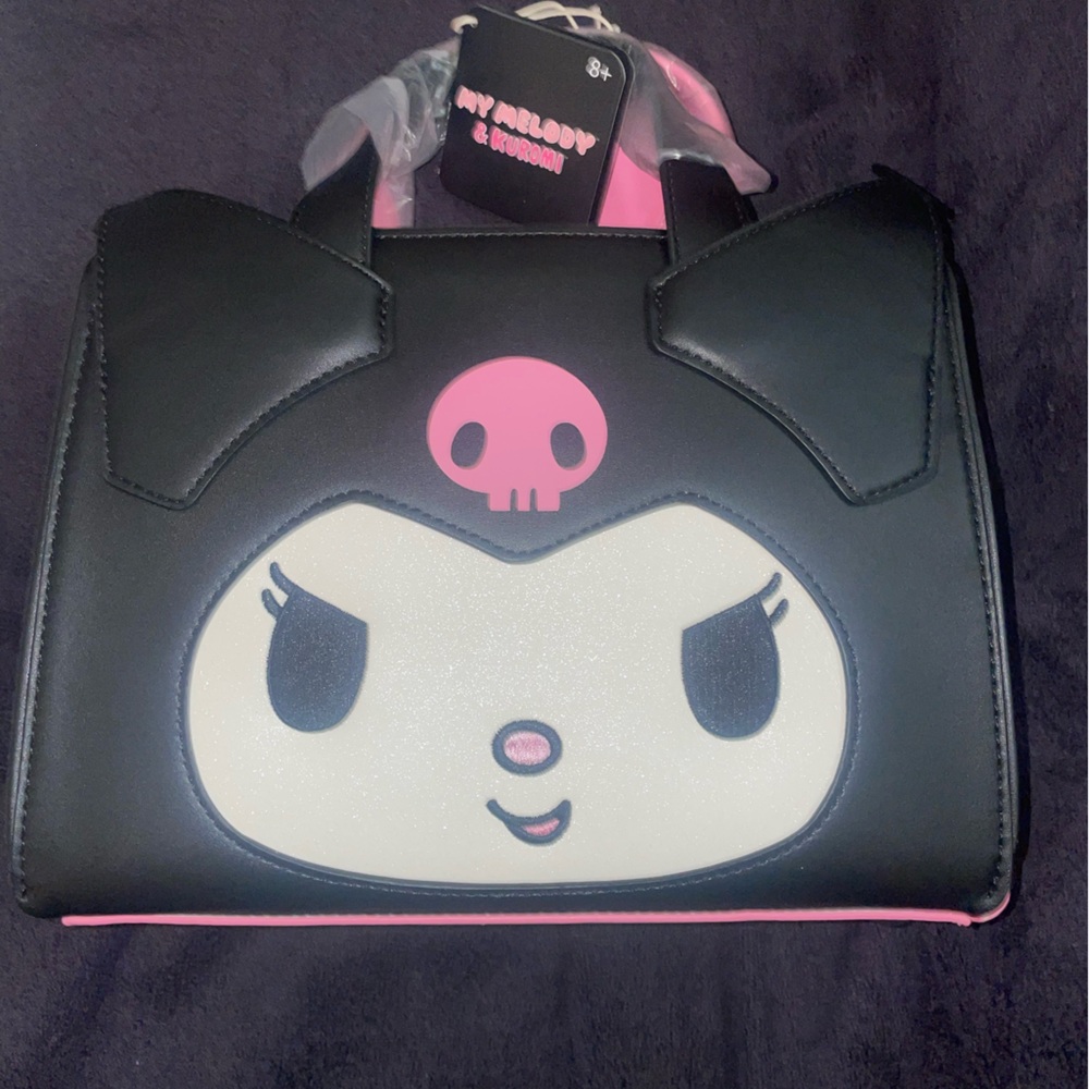 Loungefly X Sanrio My Melody and Kuromi double sided crossbody bag